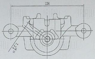 Суппорт тормозной для автомобилей Kia Ceed (07-)/Hyundai i30 (07-) задний левый d=34мм - CF 084707 - 3