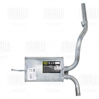 Глушитель для автомобилей Daewoo Matiz (98-) 0.8i основной (короткая труба) (алюминизированная сталь) - EMM 4015 - 